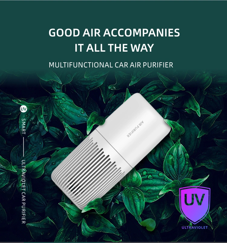 Negative Oxygen Ion H11 UVC Vehicle Quiet Atmosphere Vehicle Anion Air Purifier