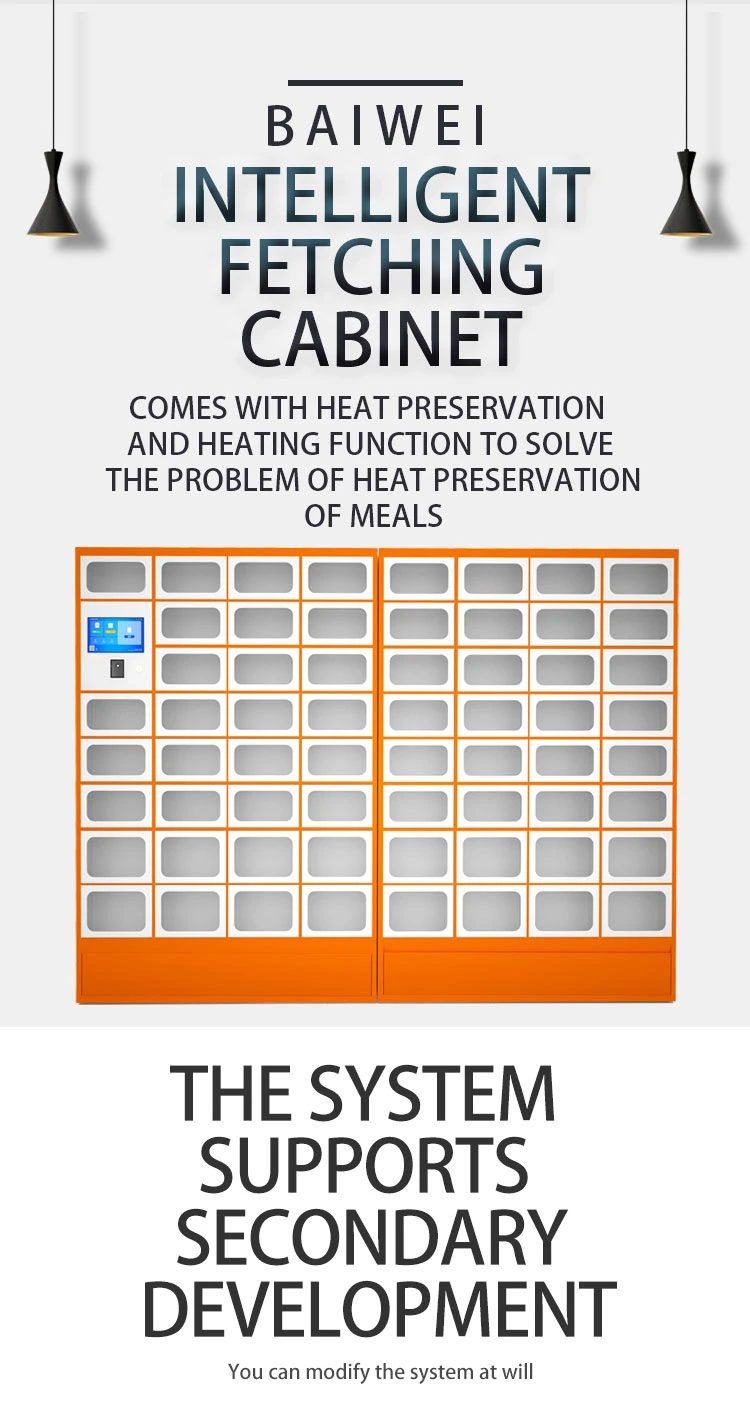 Outdoor Intelligent Heating, Disinfection and Heat Preservation Takeaway Cabinet